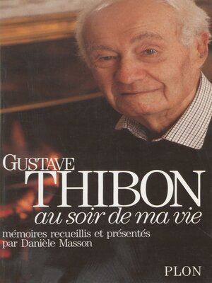 cover image of Au soir de ma vie